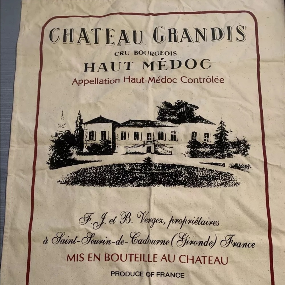 Chateau Grandis Haut Medoc Produce Of France Cloth Frabic